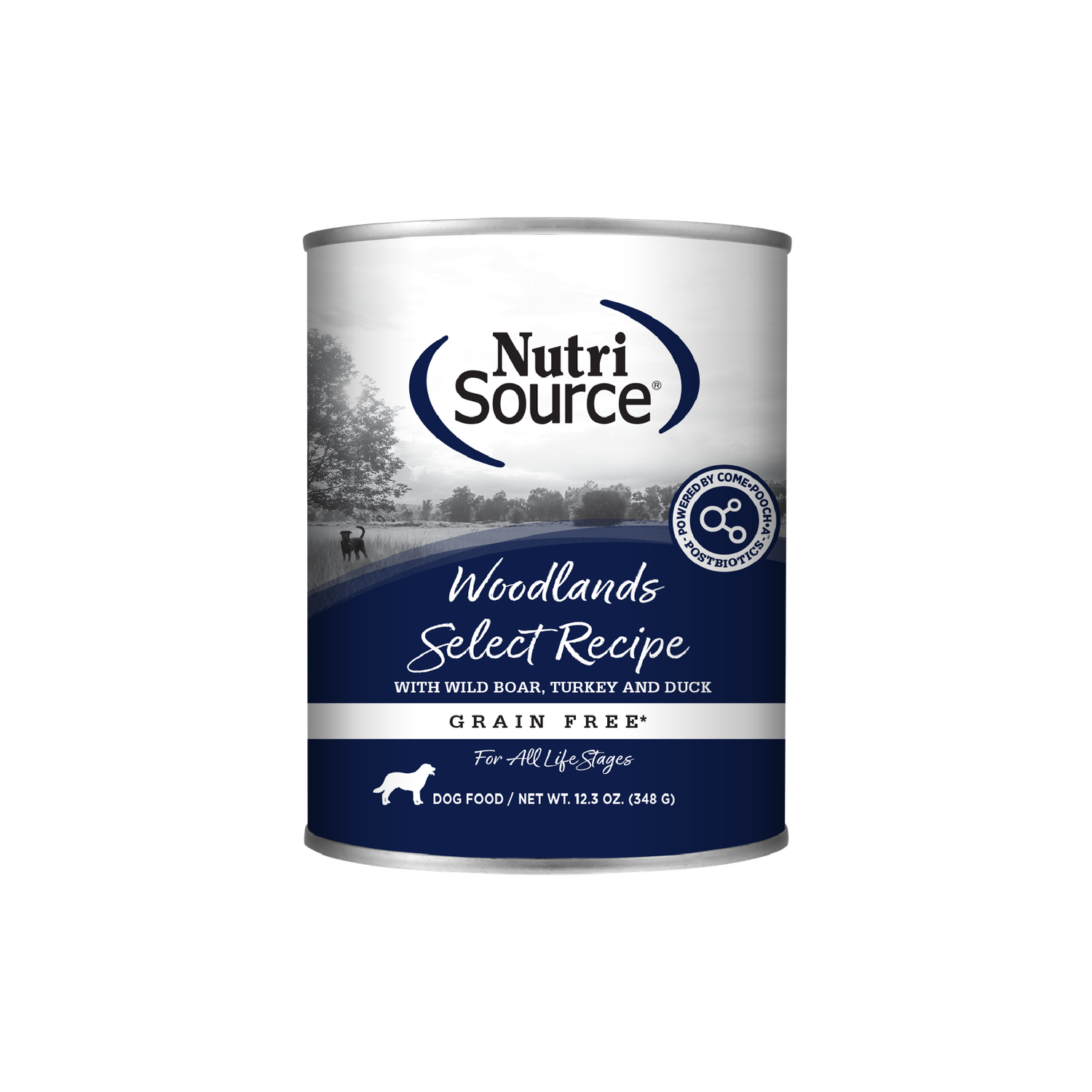 Nutrisource Dog Can Woodlands Select 12.3 oz (new)