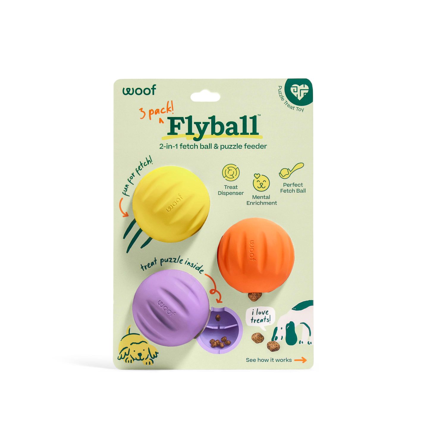 WOOF Flyball Orange