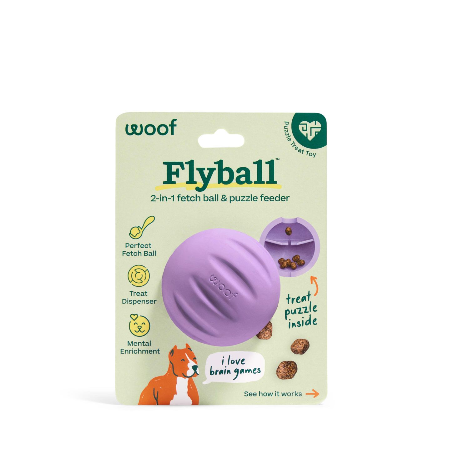 WOOF Flyball Lavender