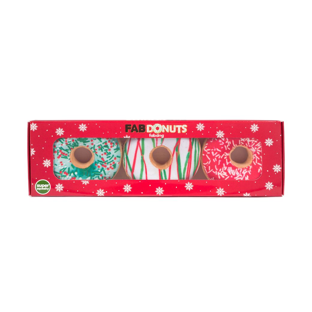 Fabdog Holiday Foodies Donut 3 pk