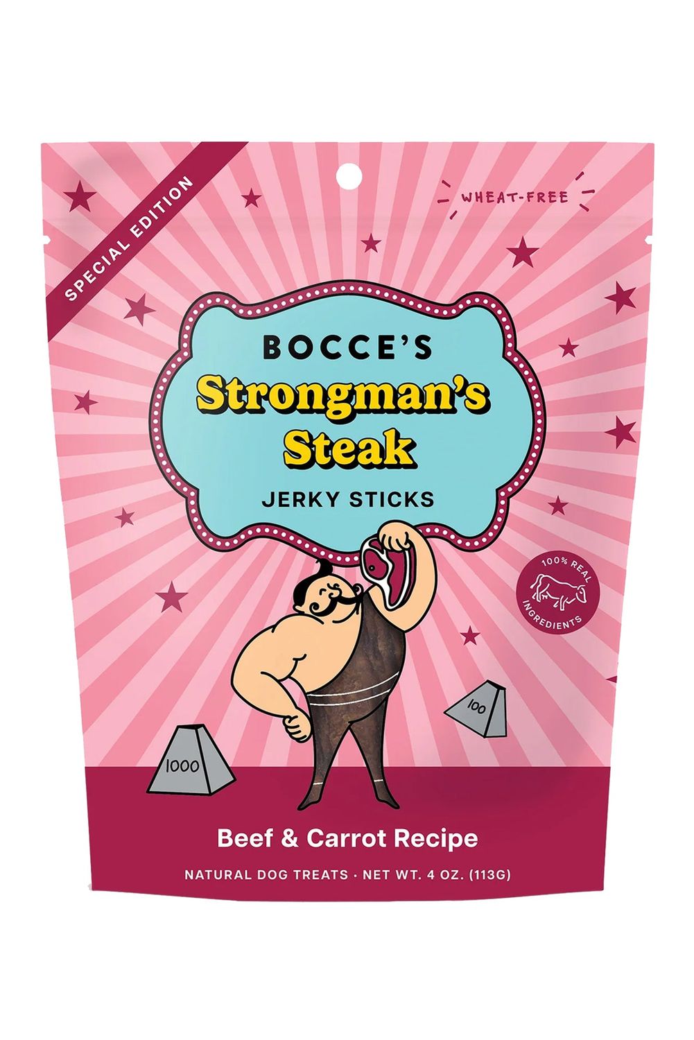 Bocce Circus Jerky Strongman Steak 4 oz