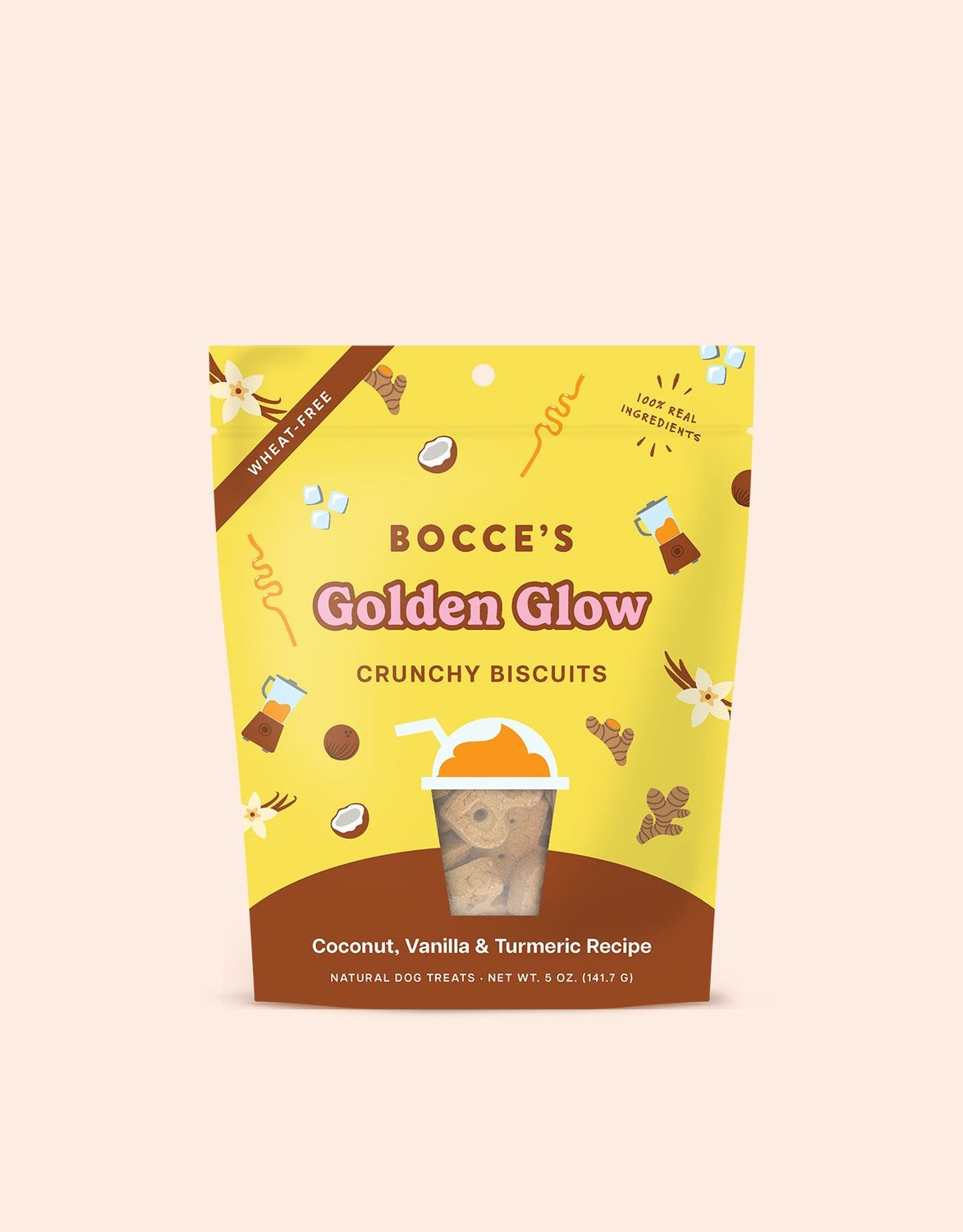 Bocce Crunchy Biscuits Golden Glow 5 oz
