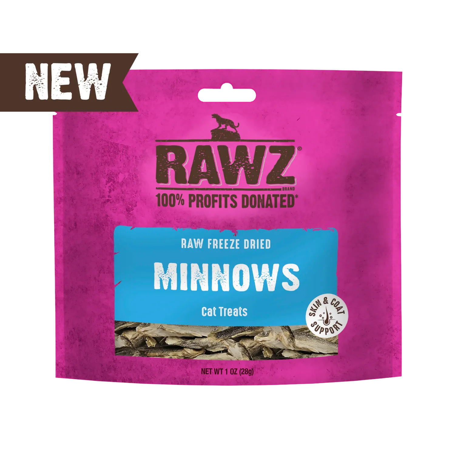 Rawz Cat FD Minnows Treat 1 oz