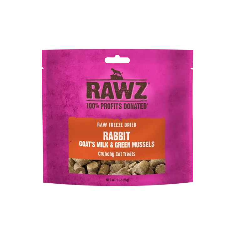Rawz Cat FD Rabbit &amp; Goat’s Milk Treat 1 oz