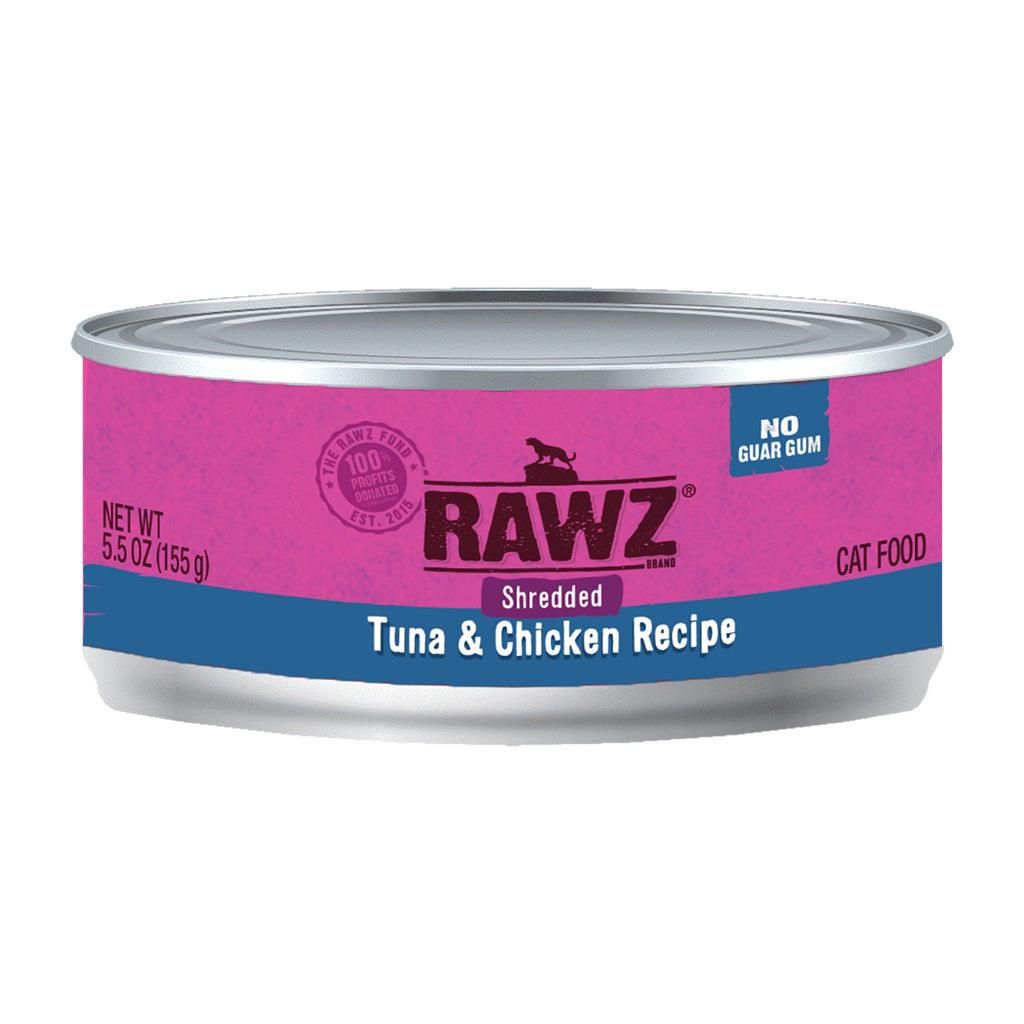 Rawz Cat Cans Shredded Tuna &amp; Chicken 5.5 oz