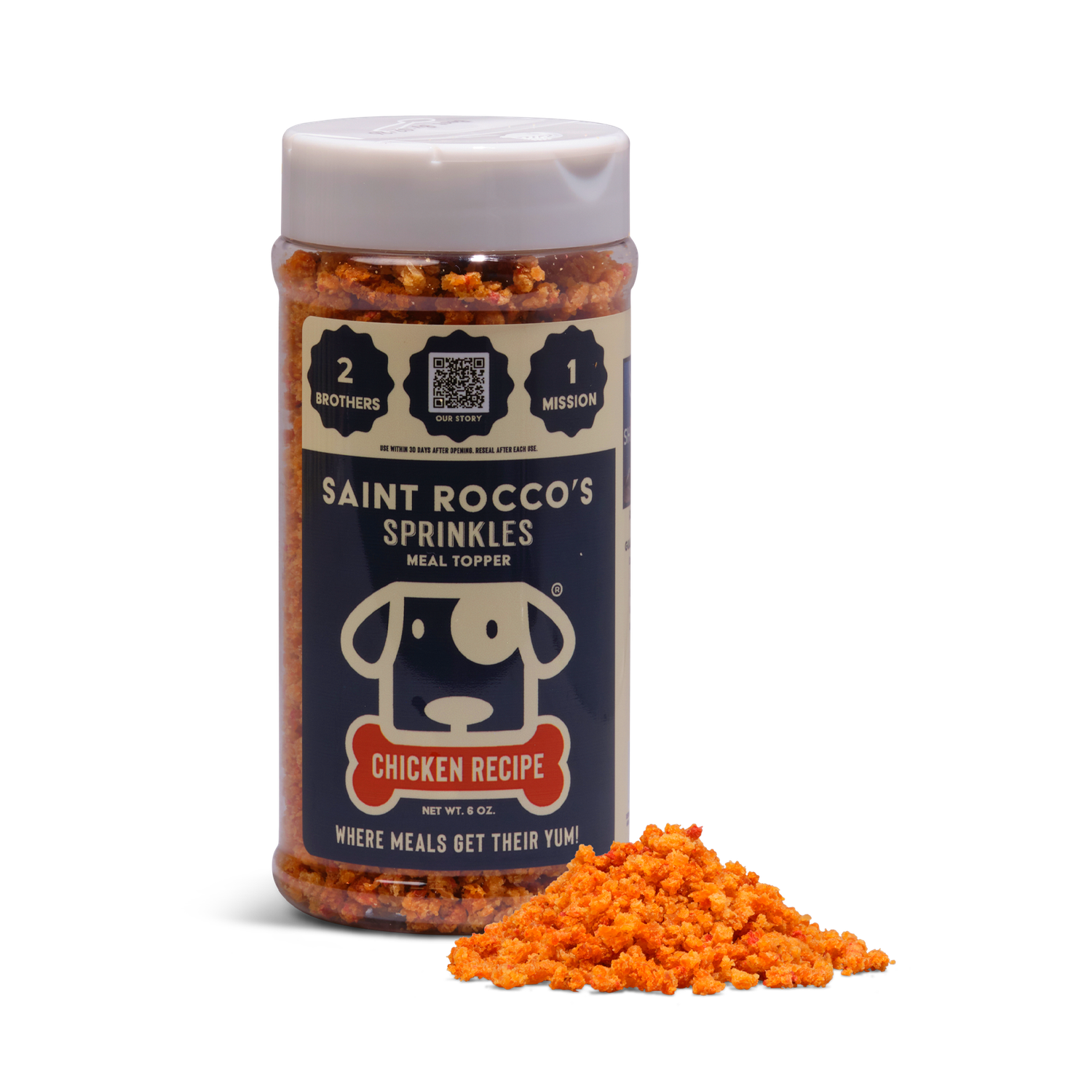 Saint Rocco’s Chicken Sprinkles Meal Toppers 6 oz