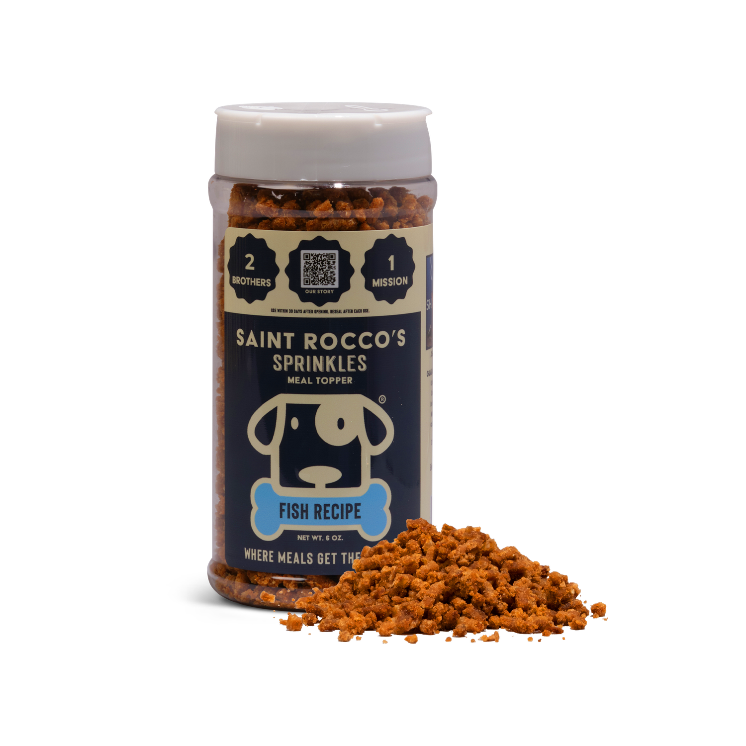 Saint Rocco’s Fish Sprinkles Meal Toppers 6 oz.