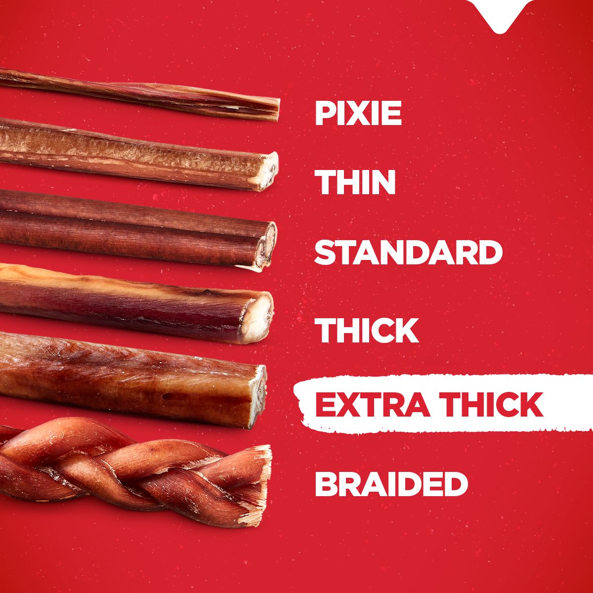 NF Odor Free Extra Thick Bully Stick 12” (30)