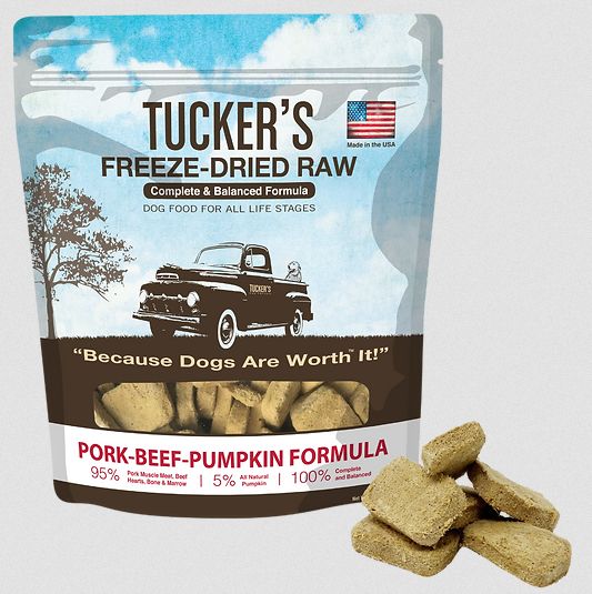 Tucker’s FD Dog Food Pork - Beef &amp; Pumpkin 14 oz