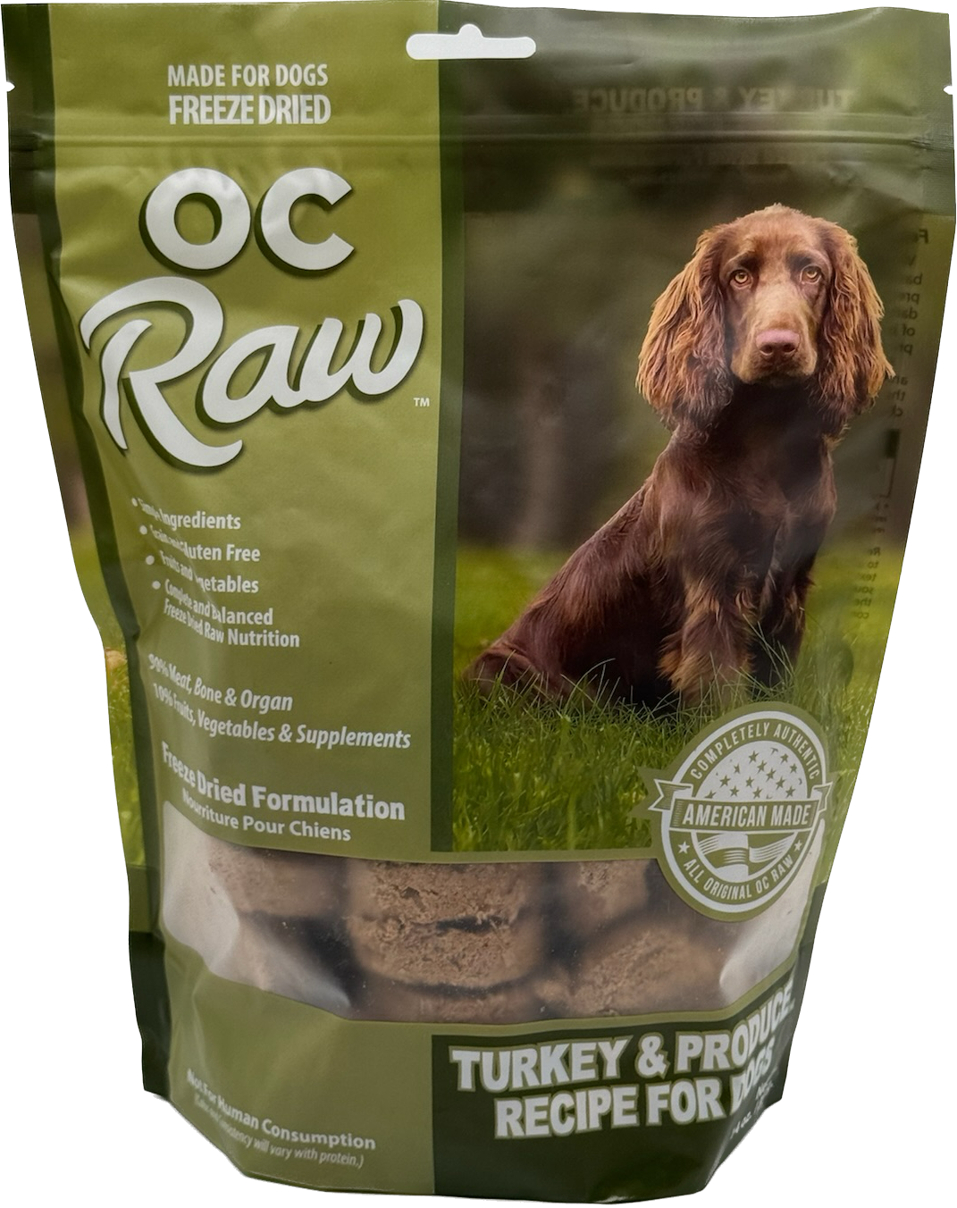 OC Raw FD Turkey &amp; Produce Dog Food
