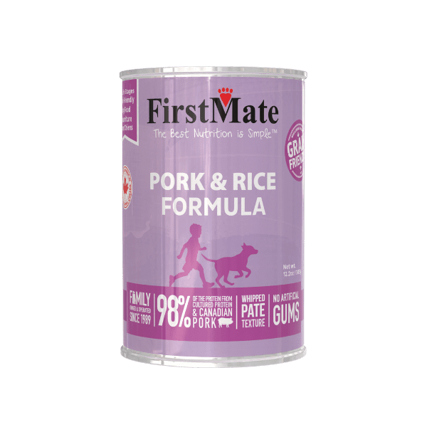 FirstMate Dog Can LID Pork w/Rice 12.2 oz