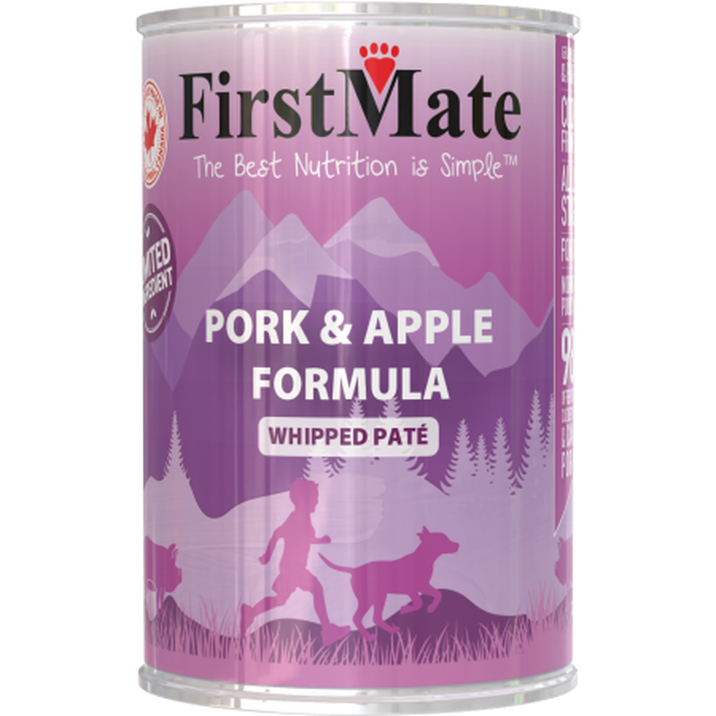 FirstMate Dog Can LID Pork &amp; Apple 12.2 oz