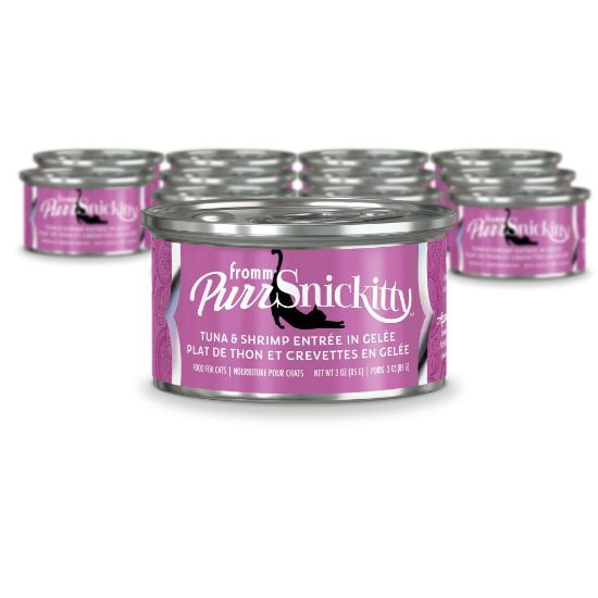 Fromm Cat Can Purrsnickitty Tuna &amp; Shrimp in Gelee 3 oz