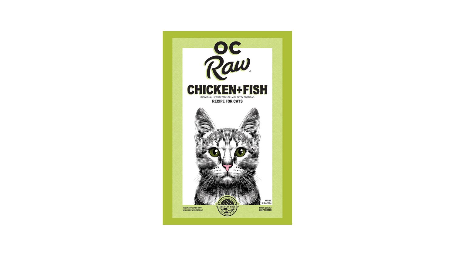 OC Raw Cat Frozen 2 lb