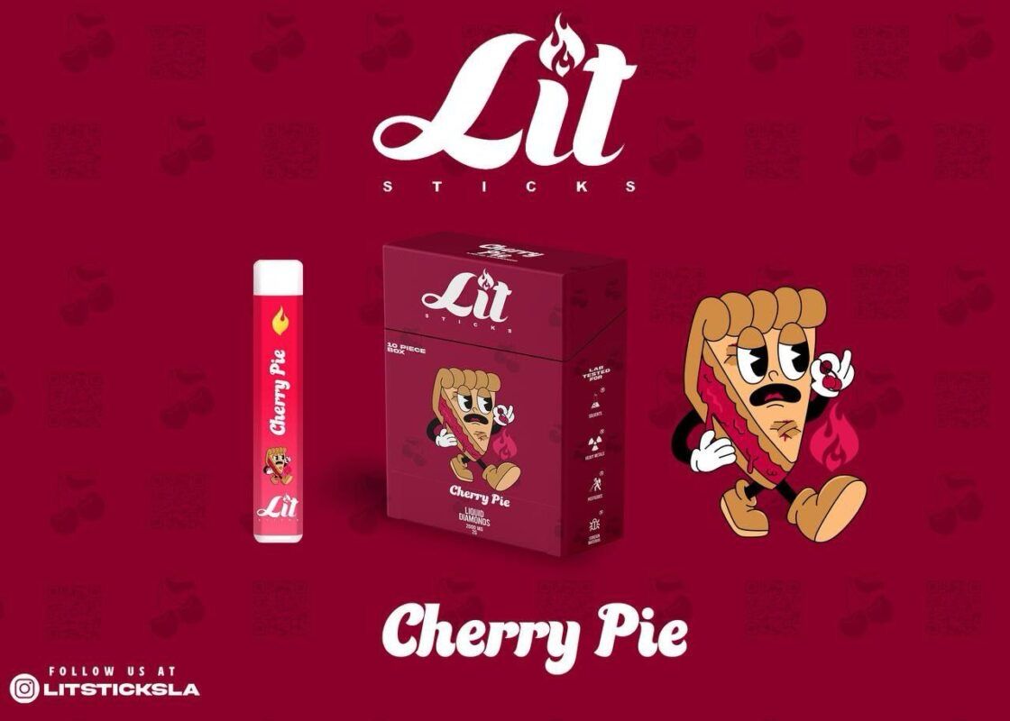 LIT STICKS DISPOSABLE - CHERRY PIE