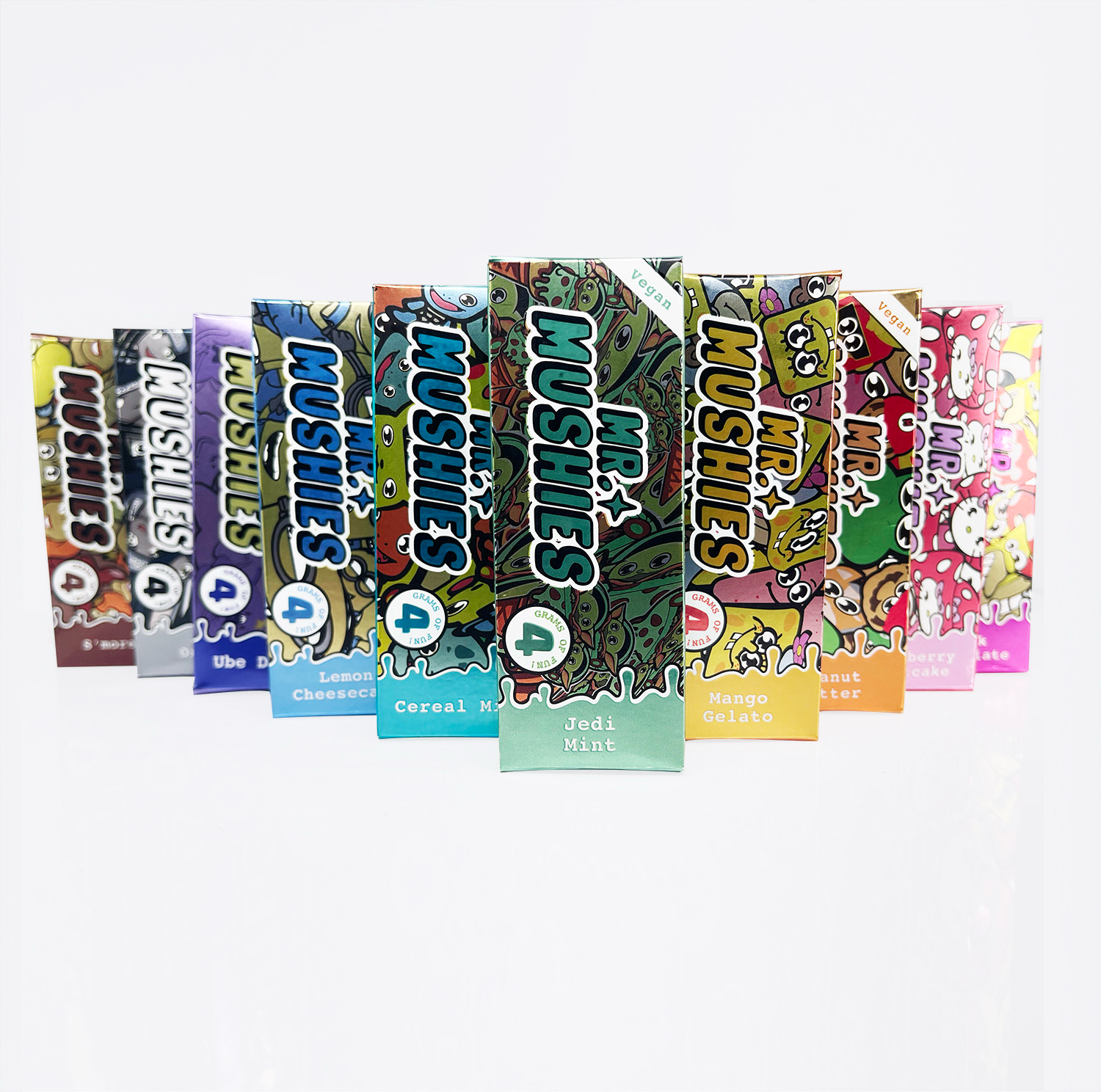 Mr Mushies Mushroom Chocolate Bars