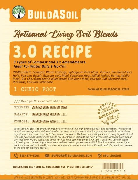 Build-A-Soil Potting Soil Recipe 3.0