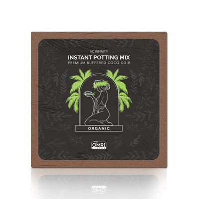AC Infinity Instant Potting Mix, 2 lb. Premium Buffered Coco Coir Brick