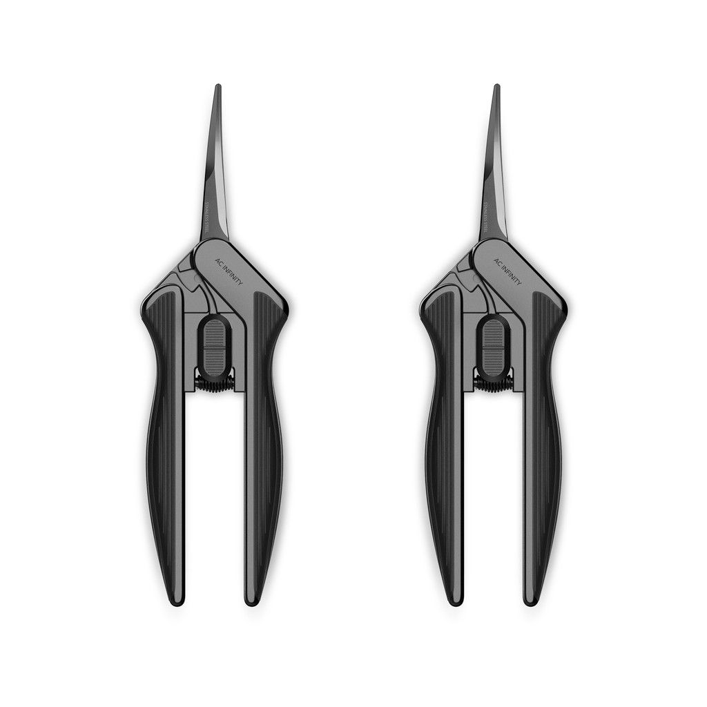 6.6" Stainless Steel Pruning Shear - Curved Blades 2-PACK