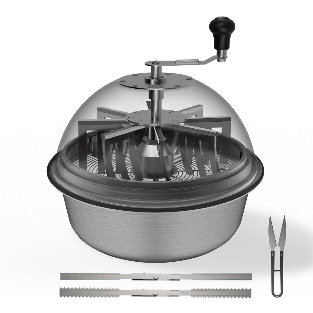 AC Infinity Bud Leaf Bowl Trimmer 16", Clear Visibility Dome
