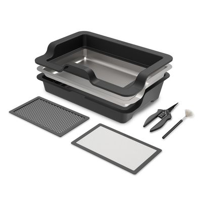 AC Infinity Large Trim Tray System 20-Inch, Interchangeable 3-Tray &amp; 2-Screen Kit, Ergonomically Designed for Lap or Table Trimming