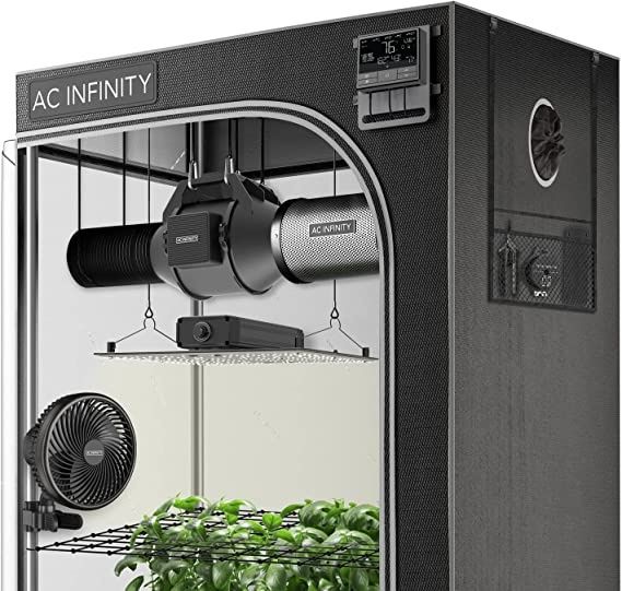 AC INFINITY GROW TENT SYSTEM COMPACT 24X24X48, 1-PLANT KIT