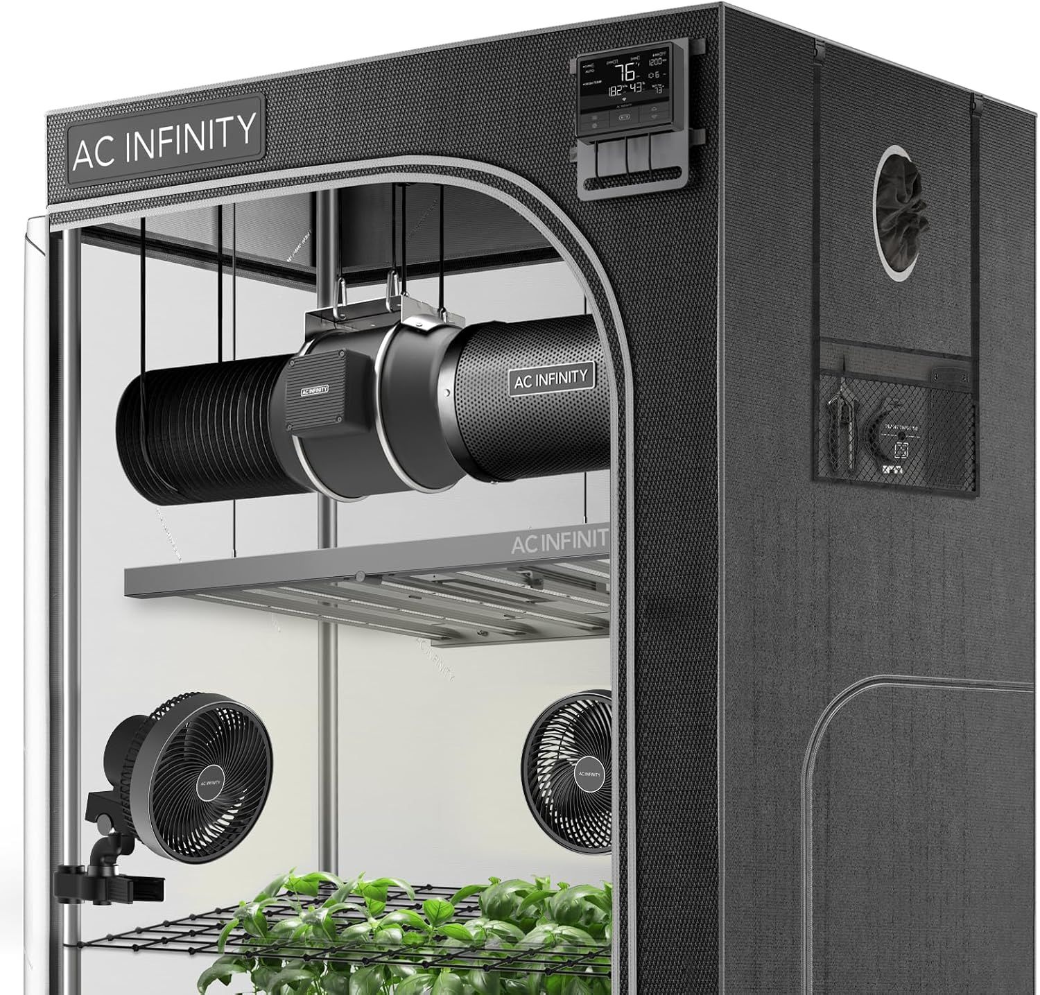 AC INFINITY GROW TENT SYSTEM PRO 60X60X80, 6-PLANT KIT