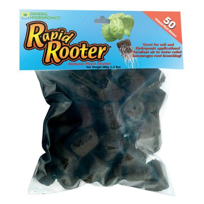 General Hydroponics Rapid Rooter 50/Pack Replacement Plugs