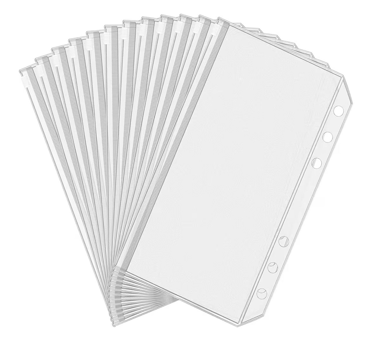 A6 Blank Zip Envelopes (6 pack)