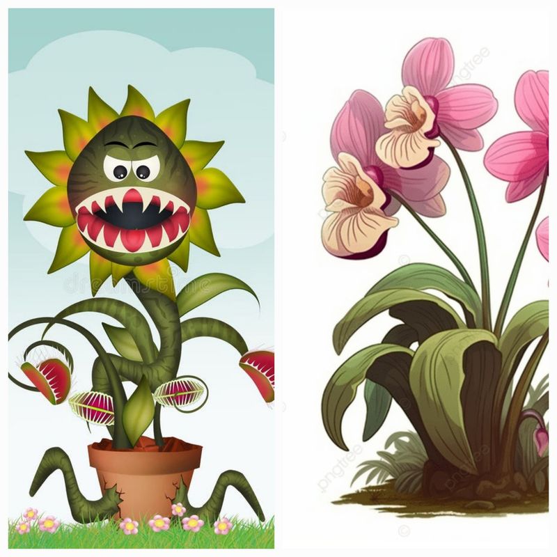 CARNIVOROUS, TILLANDSIA, ORCHIDS, EPIPHYTIC PLANTS
