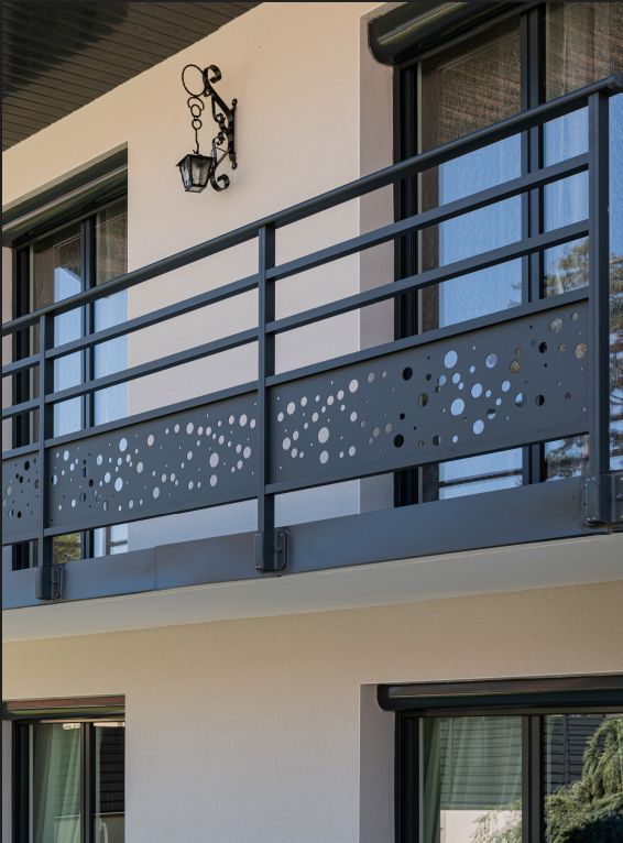 Garde corps Garde-corps en aluminium moderne avec design Rueil-Malmaison
