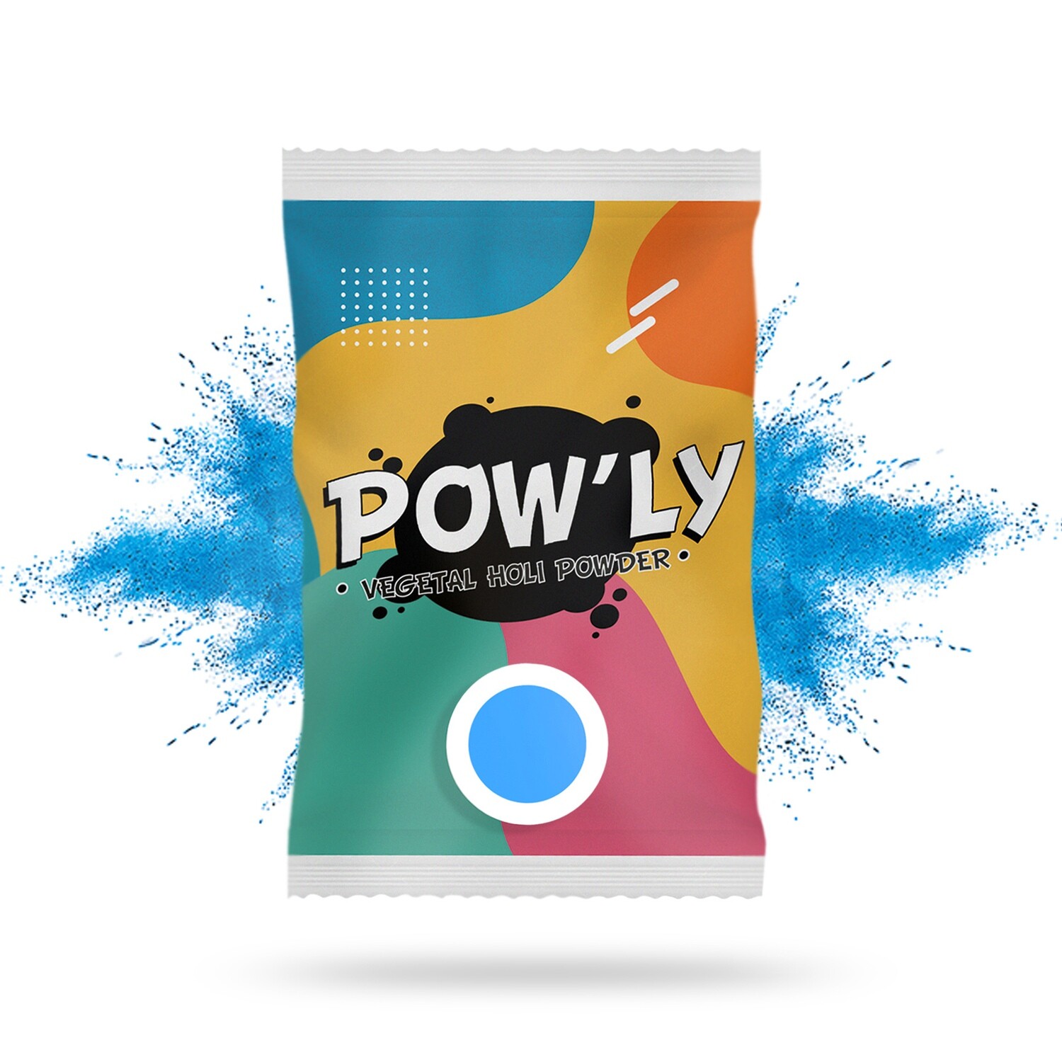 10 sachets BLEU poudre colorée POW&#39;LY - 70g