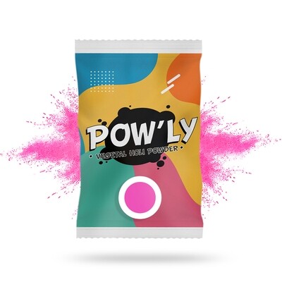 Poudre colorée 8 couleurs au choix - sachets 70g POW&#39;LY