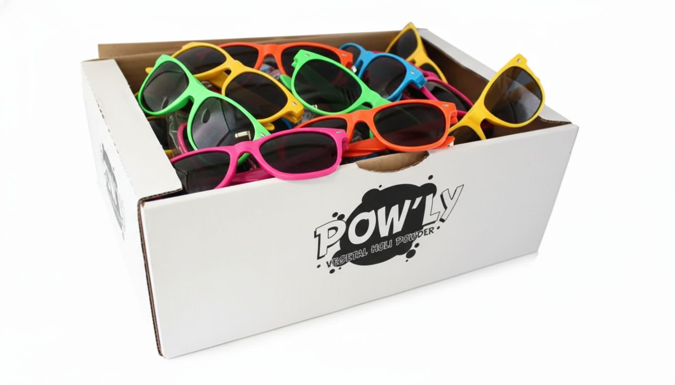 Lot de 50 lunettes de soleil adultes - 5 couleurs