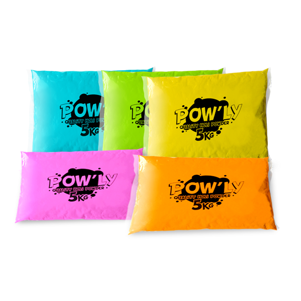 Lot 10 sacs de 5kg poudre de couleur