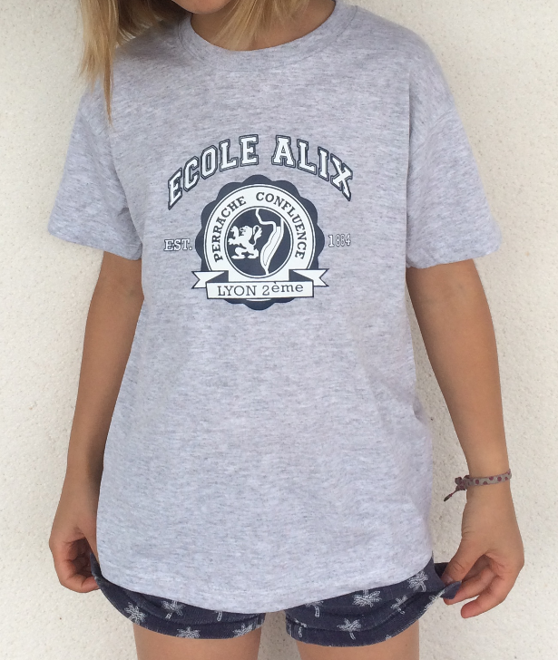 T-shirt imprimé &quot;Ecole Alix&quot;