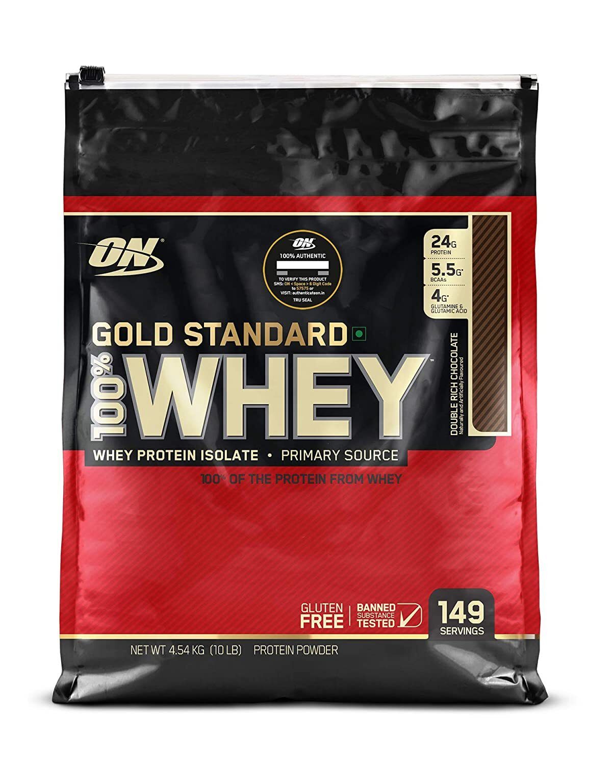 ON (Optimum Nutrition) Gold Standard 100% Whey Protein 10 lbs, 4.54 kg