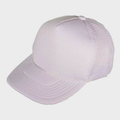 Custom Trucker Hats - White/White