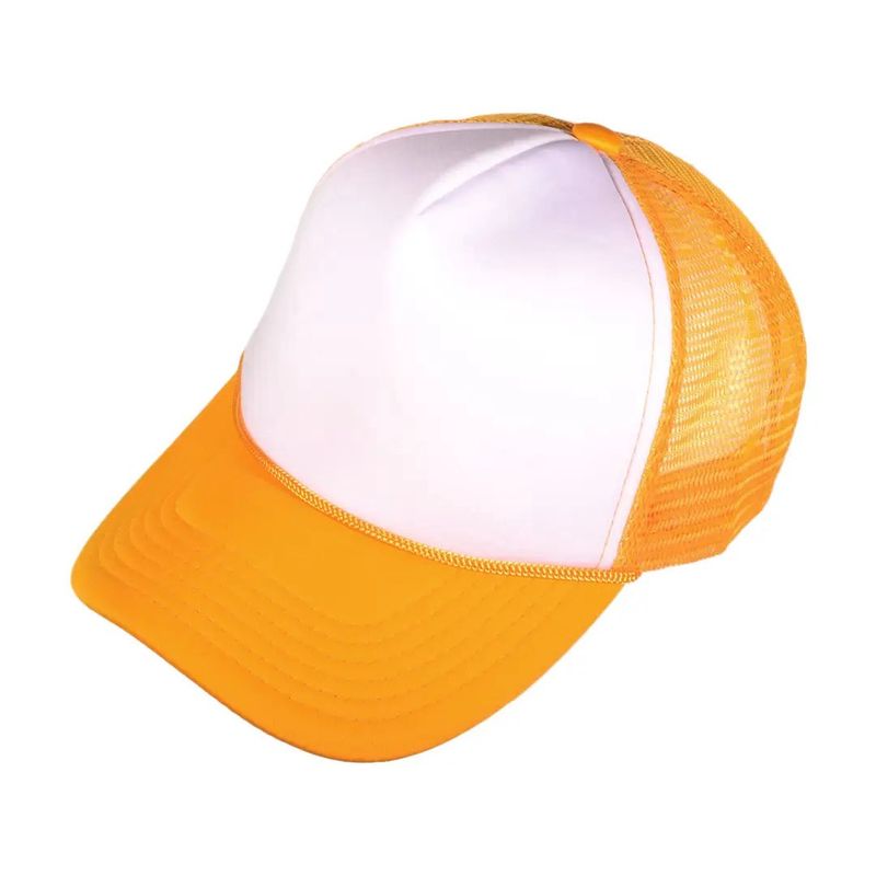 Custom Trucker Hat - White/Gold