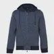 Navy Double-Zip Hoodie - Medium