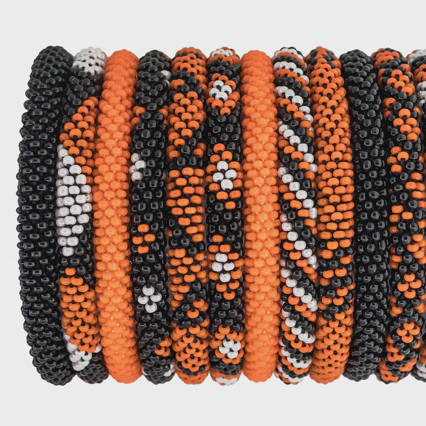 Roll-On® Bracelets Orange and Black
