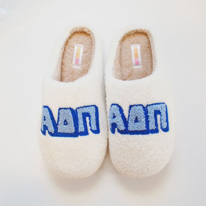 Alpha Delta Pi Sorority Slipper Set