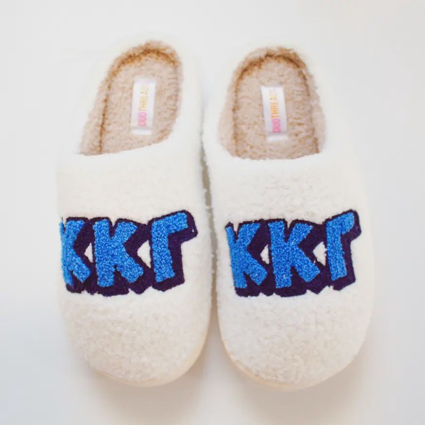 Kappa Kappa Gamma Sorority Slipper Set
