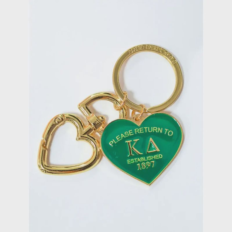 Kappa Delta Please Return Sorority Key Ring