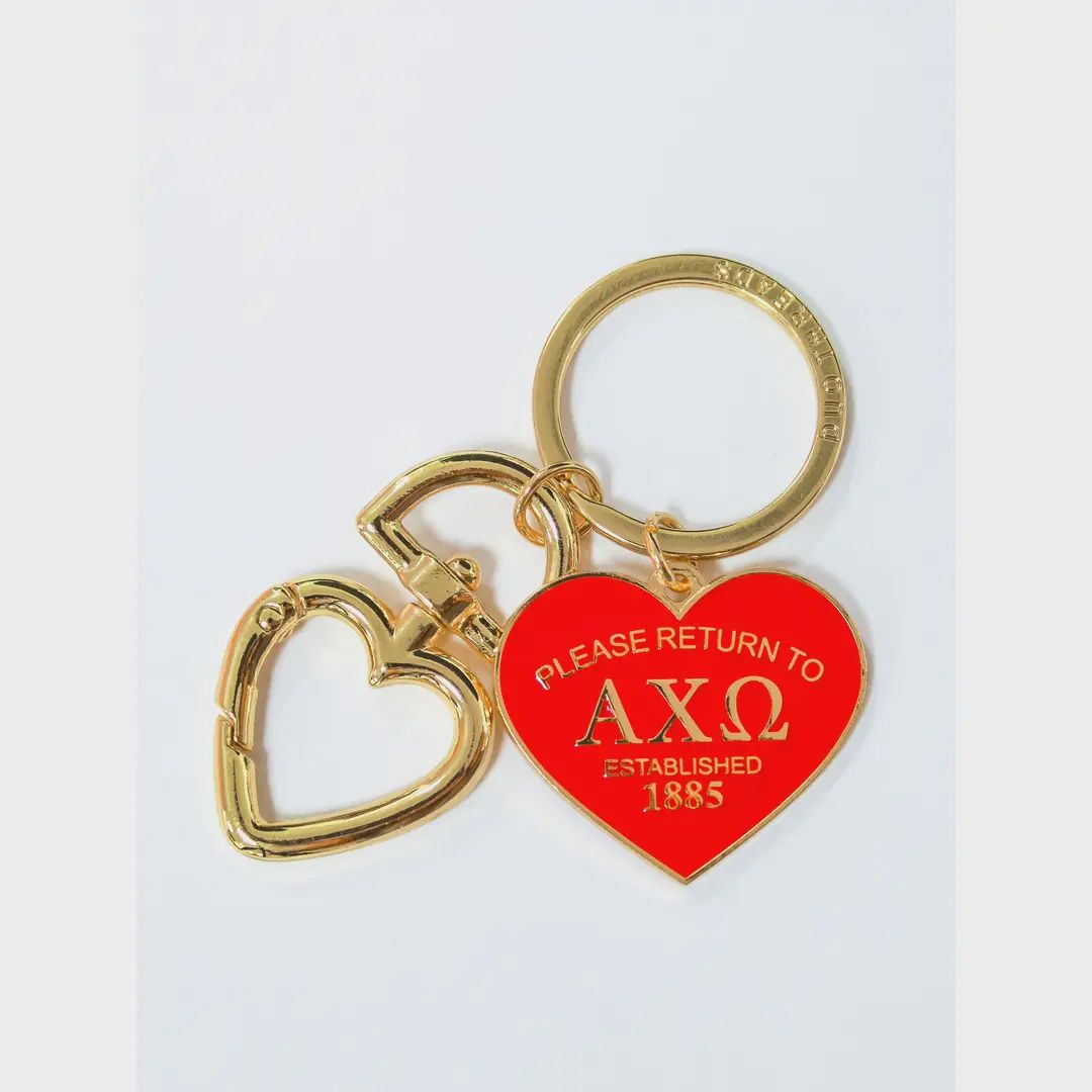 Alpha Chi Omega Please Return Sorority Key Ring