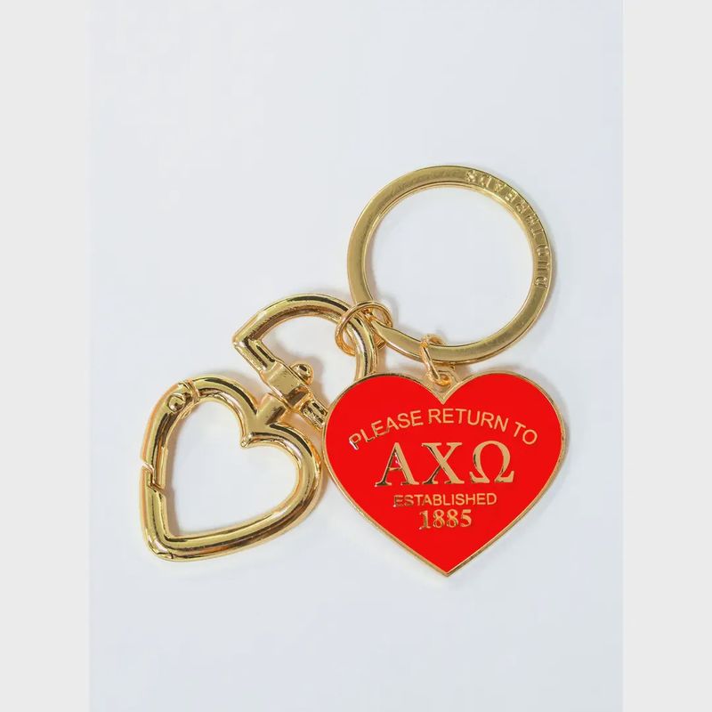 Alpha Chi Omega Please Return Sorority Key Ring