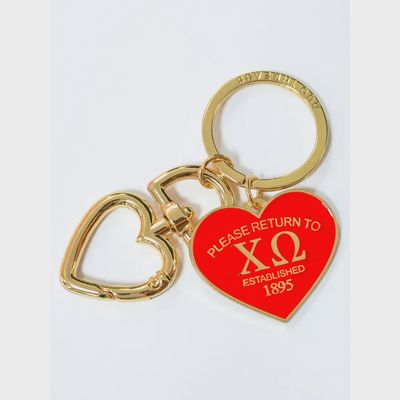 Chi Omega Please return Sorority Key Ring