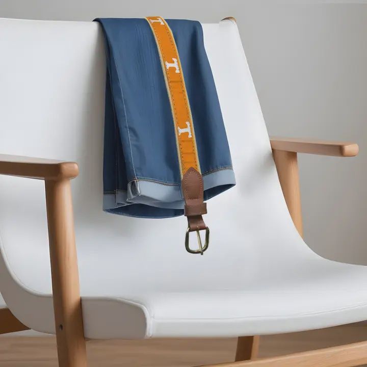 Tennessee Vols Men&#39;s Collegiate Woven Ribbon Belt., Size: 34