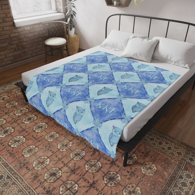 Kappa Kappa Gamma Flannel Fleece Blanket, Sorority