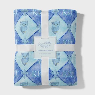Kappa Kappa Gamma Flannel Fleece Blanket, Sorority